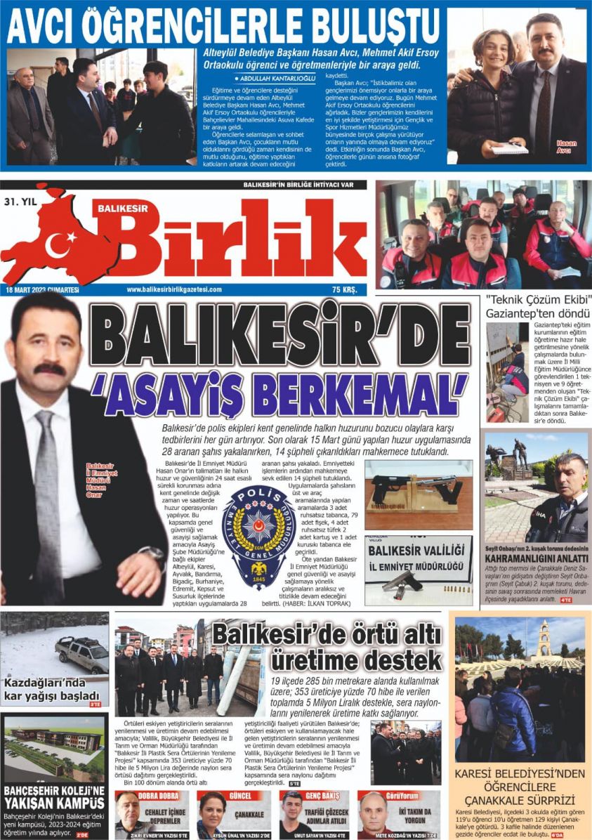 birlik 1. sayfa