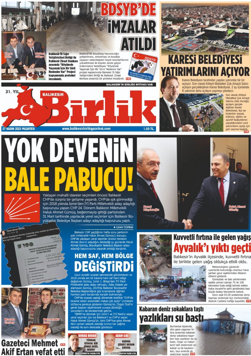 birlik 1. sayfa