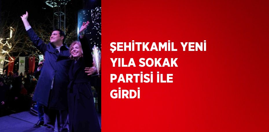 ŞEHİTKAMİL YENİ YILA SOKAK PARTİSİ İLE GİRDİ