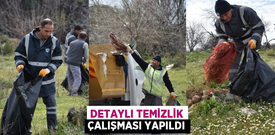 DETAYLI TEMİZLİK ÇALIŞMASI YAPILDI