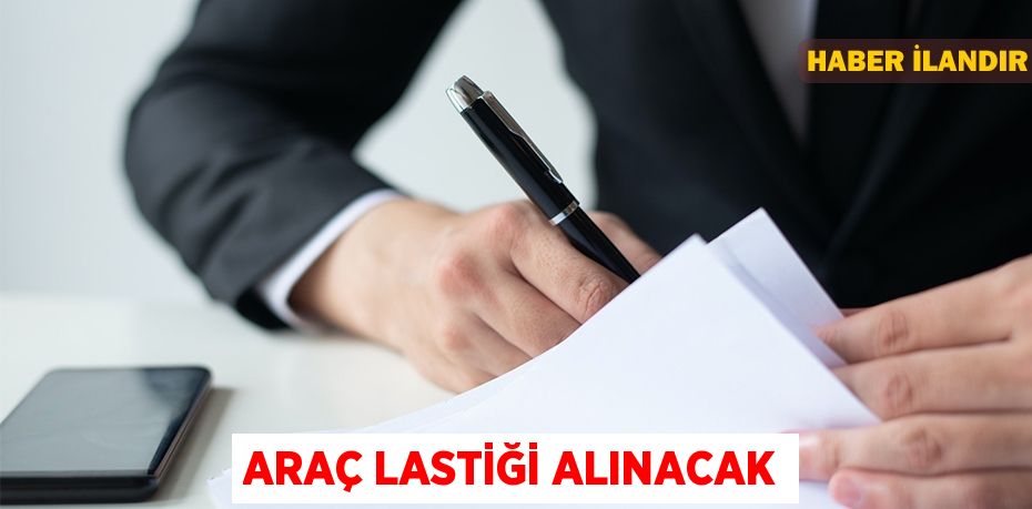 Araç lastiği alınacak