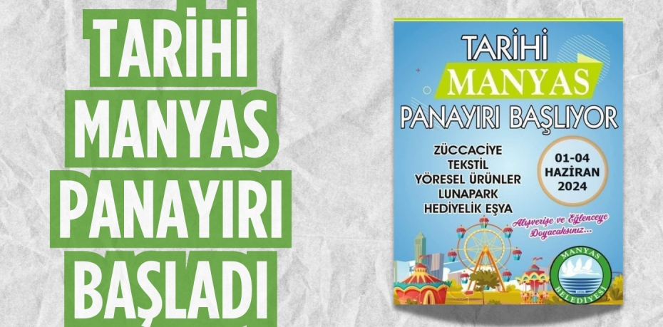 TARİHİ MANYAS PANAYIRI BAŞLADI