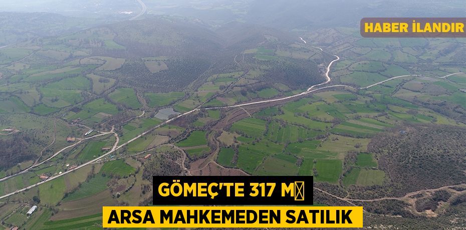 Gömeç'te 317 m² arsa mahkemeden satılık