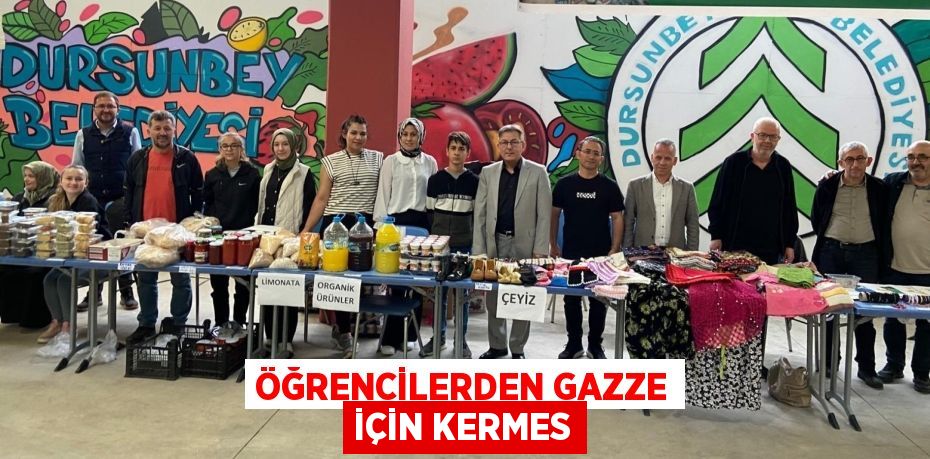 ÖĞRENCİLERDEN GAZZE İÇİN KERMES