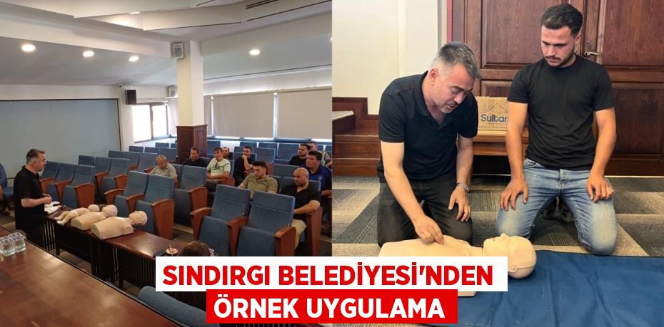 Sındırgı Belediyesi'nden Örnek Uygulama