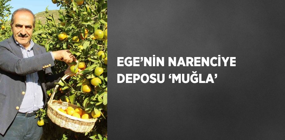 EGE’NİN NARENCİYE DEPOSU ‘MUĞLA’