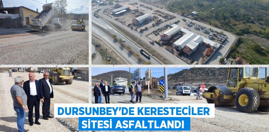 DURSUNBEY’DE KERESTECİLER SİTESİ ASFALTLANDI