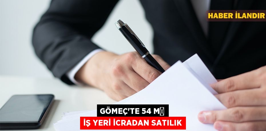 Gömeç'te 54 m² iş yeri icradan satılık