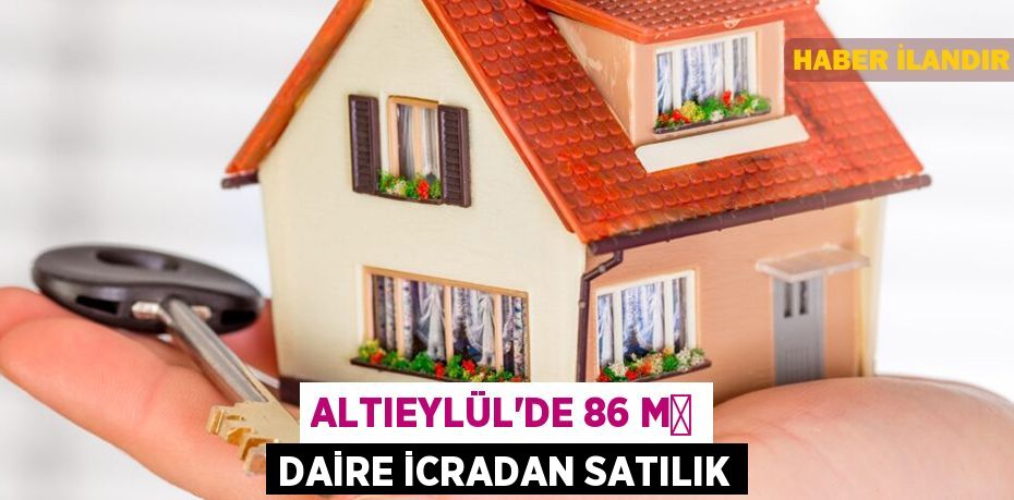 Altıeylül'de 86 m² daire icradan satılık