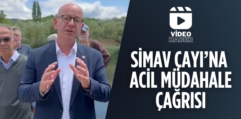 SİMAV ÇAYI’NA ACİL MÜDAHALE ÇAĞRISI
