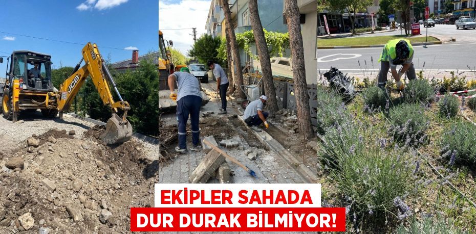 Ekipler Sahada Dur Durak Bilmiyor!