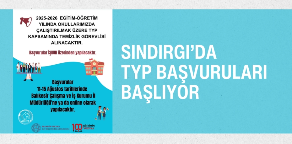 Sındırgı’da TYP Başvuruları Başlıyor