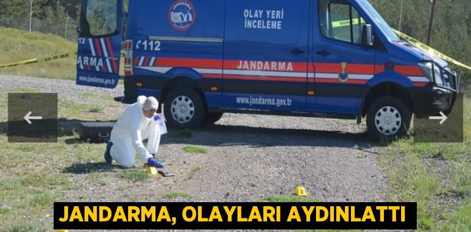 JANDARMA, OLAYLARI AYDINLATTI