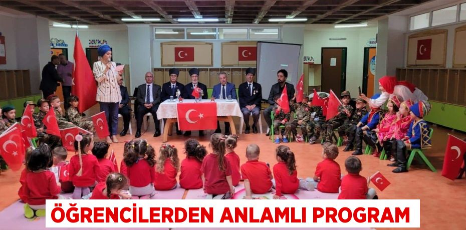 ÖĞRENCİLERDEN ANLAMLI PROGRAM