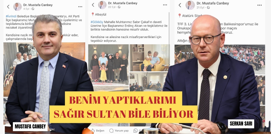 BENİM YAPTIKLARIMI SAĞIR SULTAN BİLE BİLİYOR