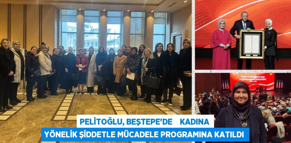 PELİTOĞLU, BEŞTEPE’DE    KADINA YÖNELİK ŞİDDETLE MÜCADELE PROGRAMINA KATILDI