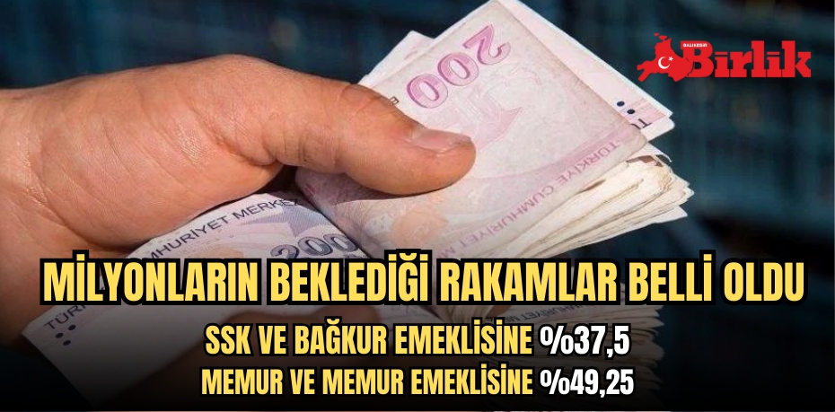 MİLYONLARIN BEKLEDİĞİ RAKAMLAR BELLİ OLDU