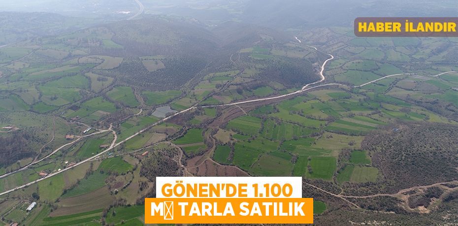 Gönen'de 1.100 m² tarla satılık