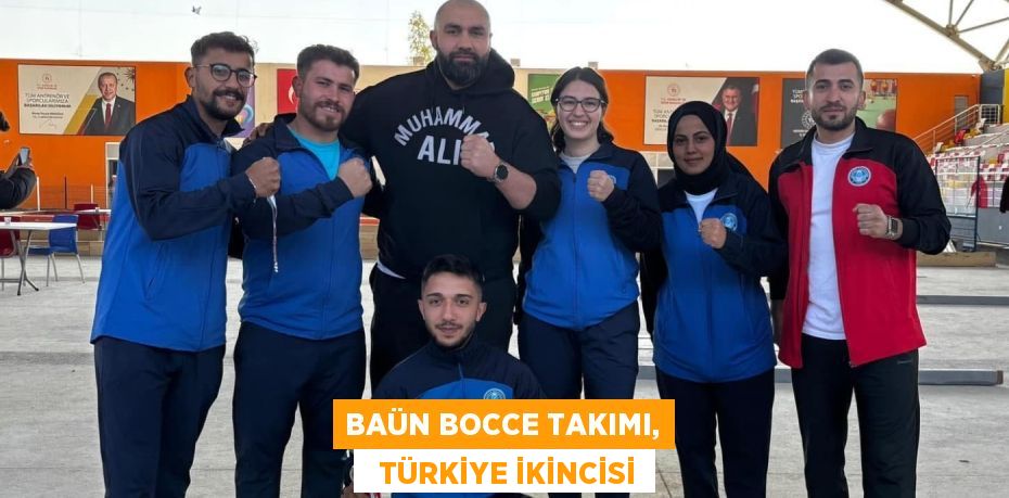 BAÜN BOCCE TAKIMI,   TÜRKİYE İKİNCİSİ