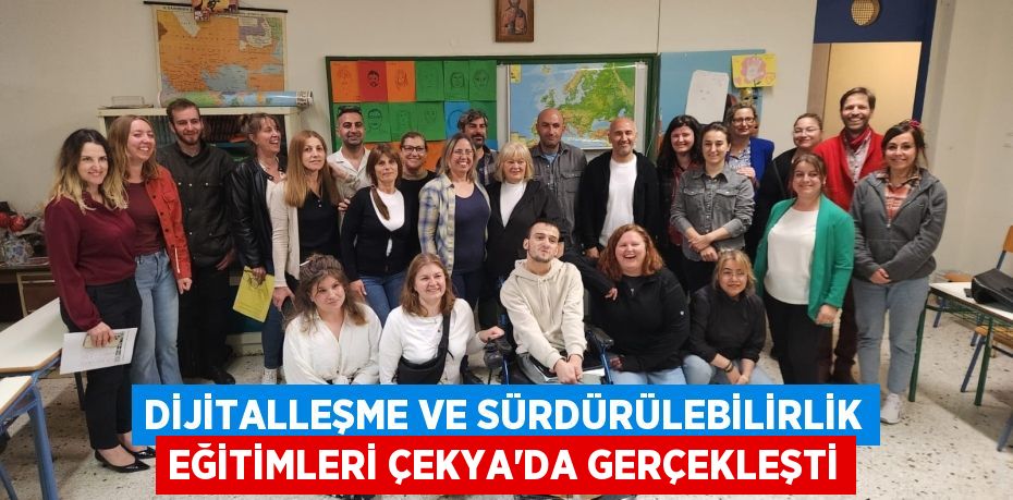 DİJİTALLEŞME VE SÜRDÜRÜLEBİLİRLİK EĞİTİMLERİ ÇEKYA'DA GERÇEKLEŞTİ