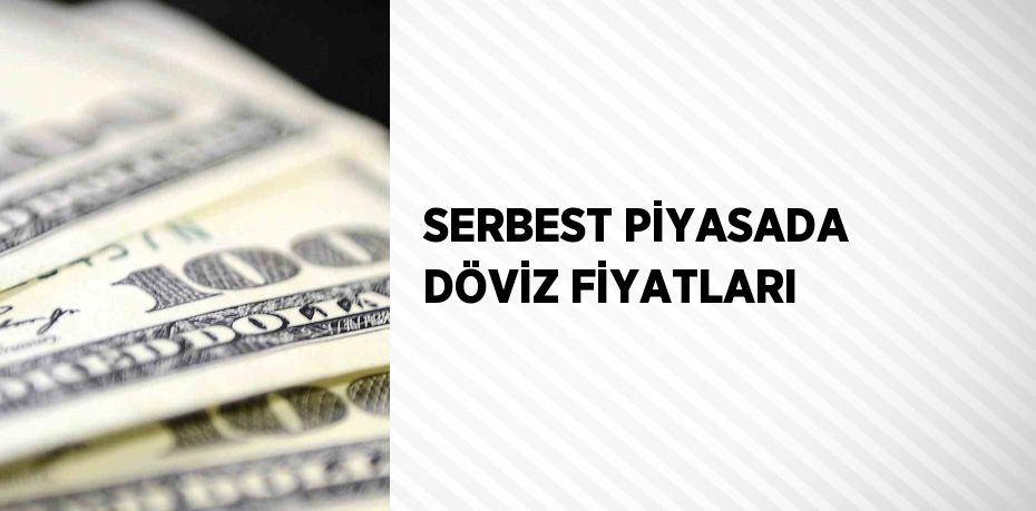 SERBEST PİYASADA DÖVİZ FİYATLARI