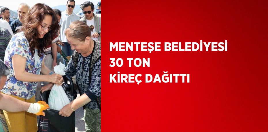 MENTEŞE BELEDİYESİ 30 TON KİREÇ DAĞITTI