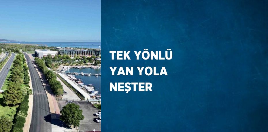 TEK YÖNLÜ YAN YOLA NEŞTER