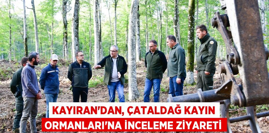 KAYIRAN’DAN, ÇATALDAĞ KAYIN ORMANLARI’NA İNCELEME ZİYARETİ