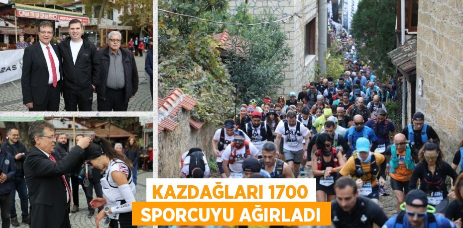 KAZDAĞLARI 1700  SPORCUYU AĞIRLADI