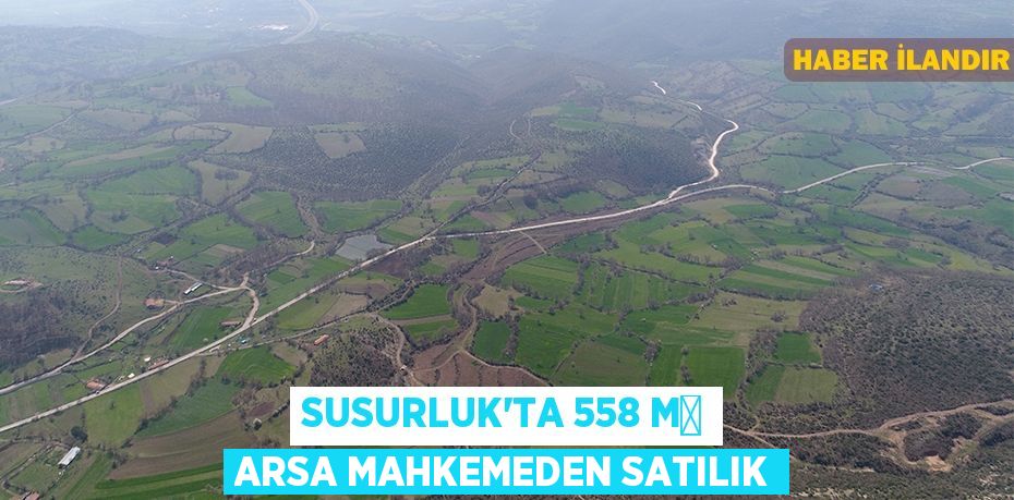 Susurluk'ta 558 m² arsa mahkemeden satılık