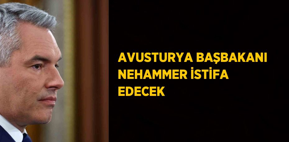 AVUSTURYA BAŞBAKANI NEHAMMER İSTİFA EDECEK