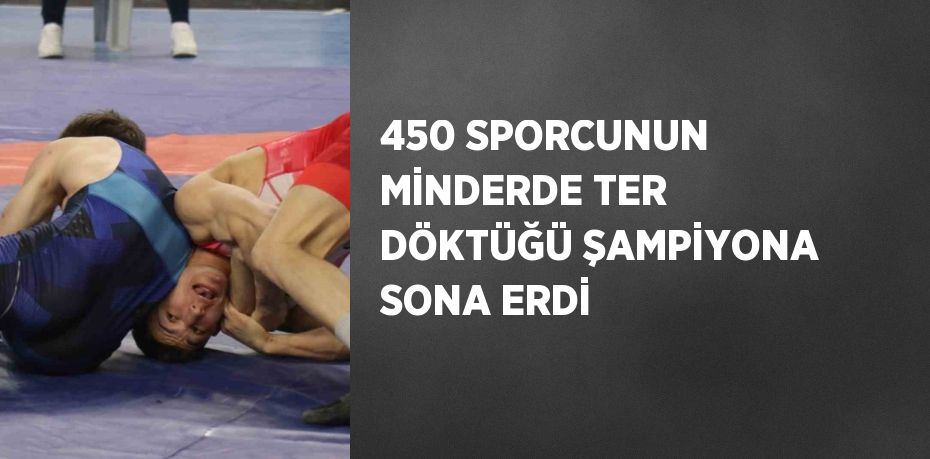 450 SPORCUNUN MİNDERDE TER DÖKTÜĞÜ ŞAMPİYONA SONA ERDİ