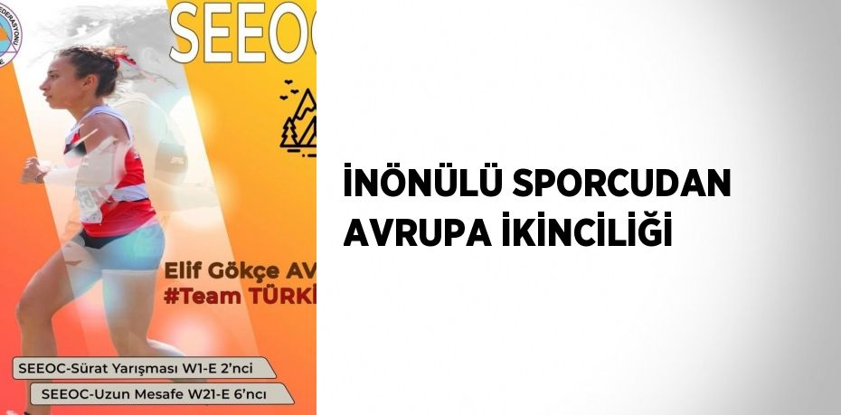 İNÖNÜLÜ SPORCUDAN AVRUPA İKİNCİLİĞİ