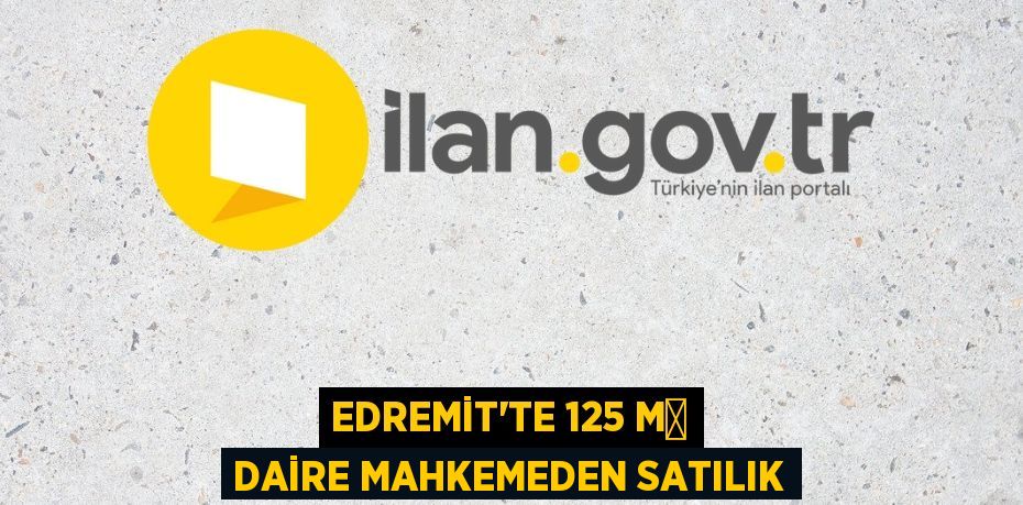 Edremit'te 125 m² daire mahkemeden satılık