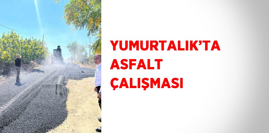 YUMURTALIK’TA ASFALT ÇALIŞMASI