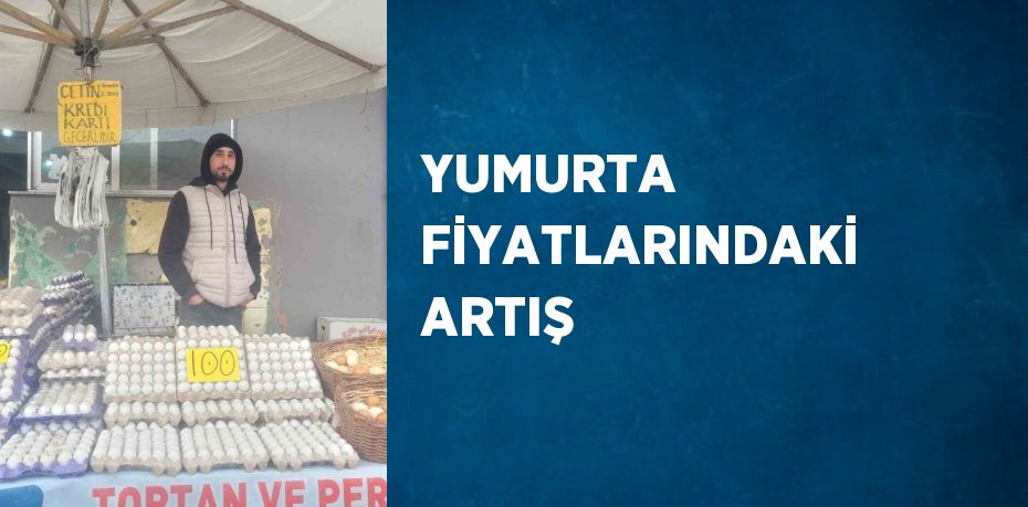 YUMURTA FİYATLARINDAKİ ARTIŞ