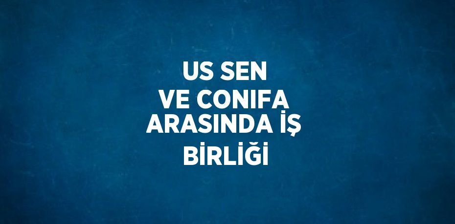 US SEN VE CONIFA ARASINDA İŞ BİRLİĞİ