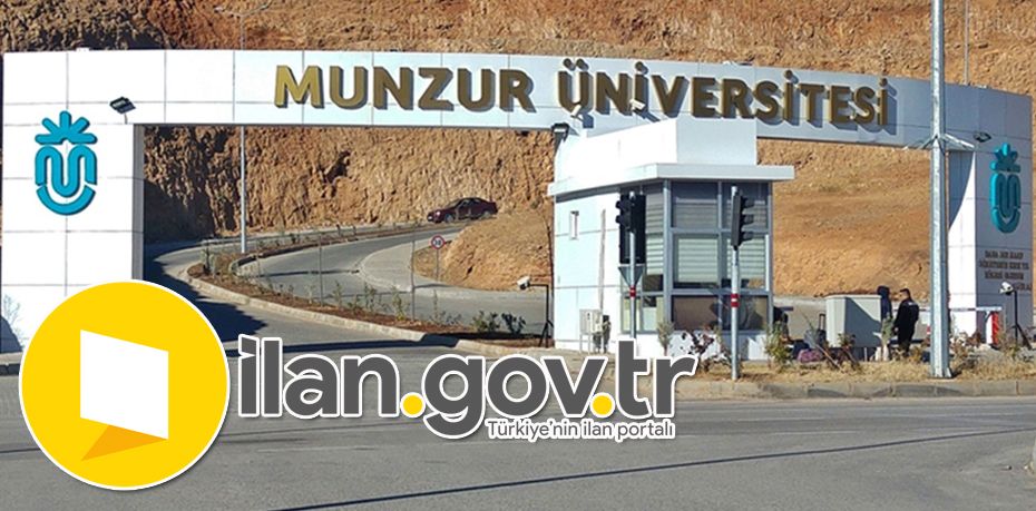 Munzur Üniversitesi Akademik Personel Alacak