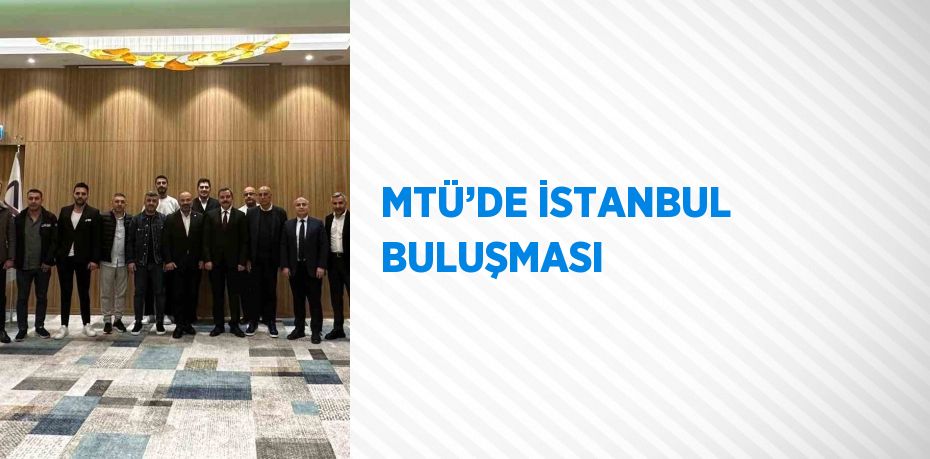 MTÜ’DE İSTANBUL BULUŞMASI