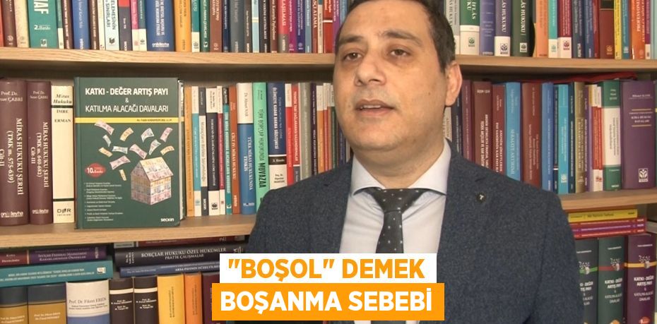 "Boşol" demek boşanma sebebi