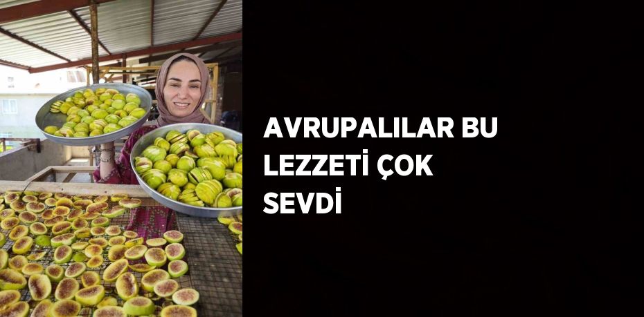 AVRUPALILAR BU LEZZETİ ÇOK SEVDİ