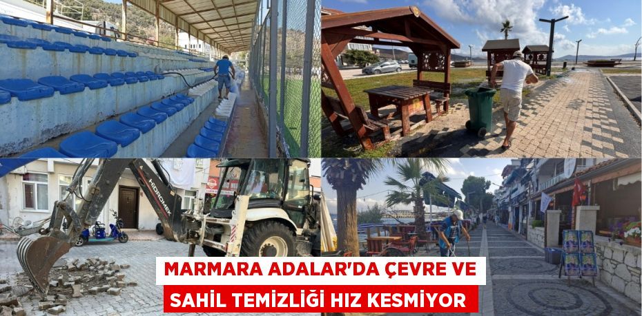 Marmara Adalar'da Çevre ve Sahil Temizliği Hız Kesmiyor