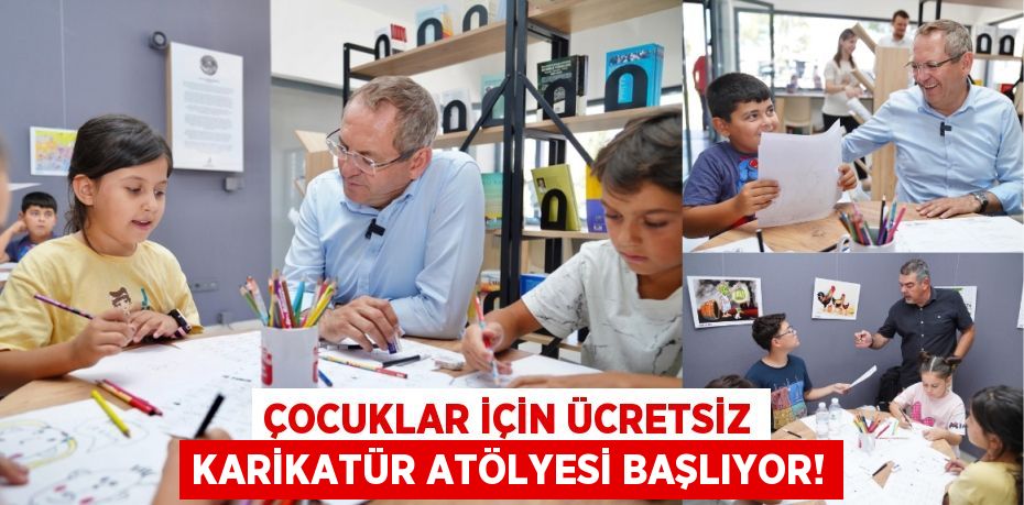 Çocuklar İçin Ücretsiz Karikatür Atölyesi Başlıyor!