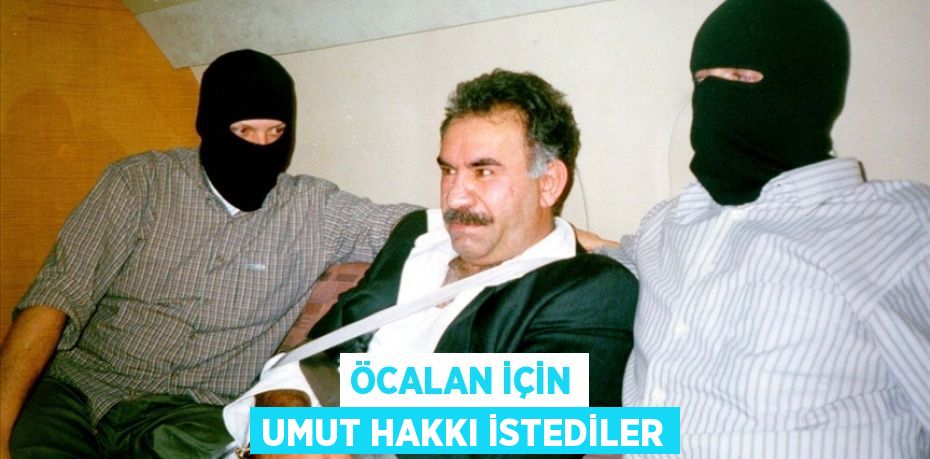 Öcalan için umut hakkı istediler