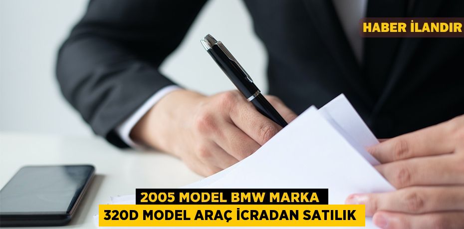 2005 model BMW marka 320D model araç icradan satılık