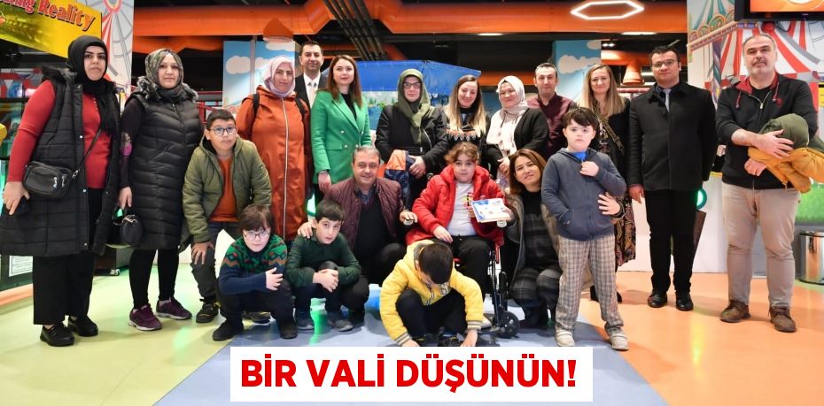 BİR VALİ DÜŞÜNÜN!