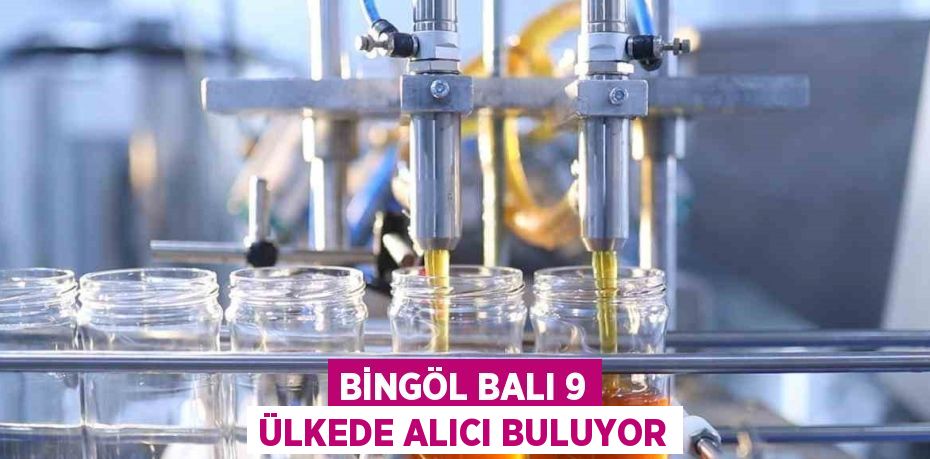 BİNGÖL BALI 9 ÜLKEDE ALICI BULUYOR