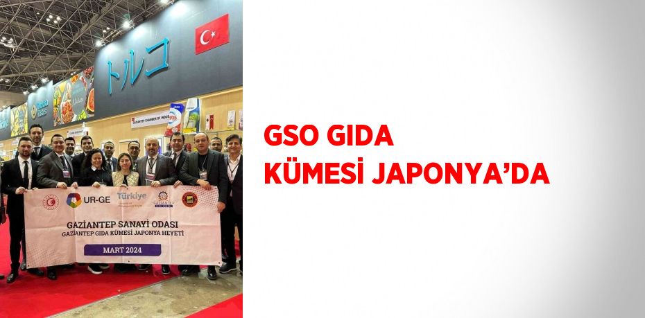 GSO GIDA KÜMESİ JAPONYA’DA