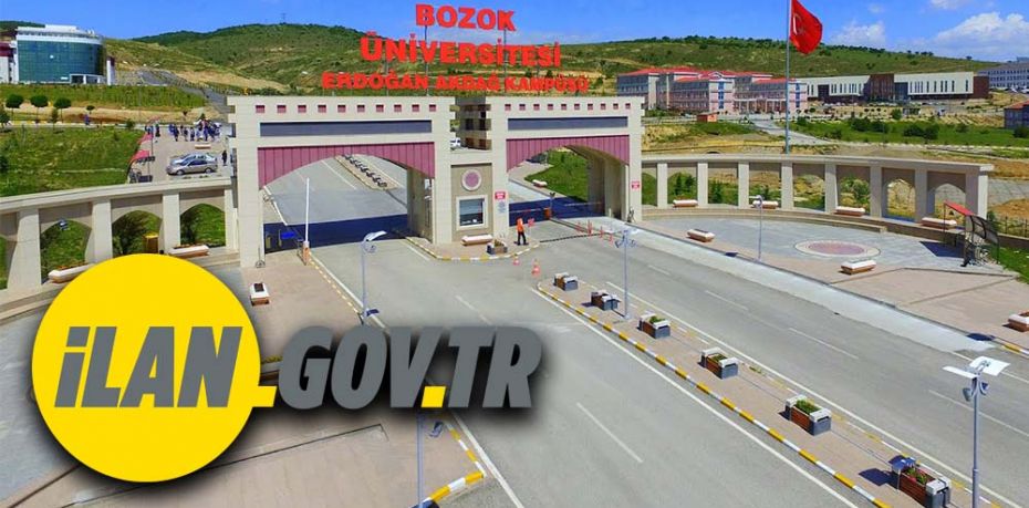 Yozgat Bozok Üniversitesi Öğretim Üyesi alım ilanı