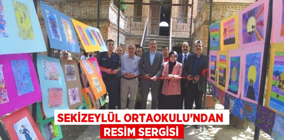 SEKİZEYLÜL ORTAOKULU'NDAN RESİM SERGİSİ